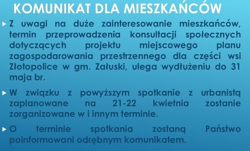 komunikat MPZP - lotnisko
