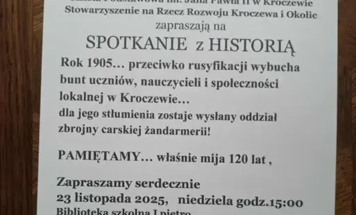 Zdjęcie do Spotkanie z historią - 23 listopada 2025 r. 