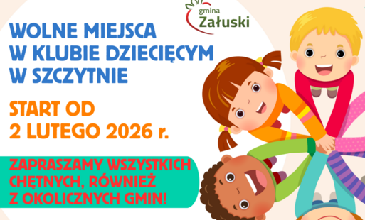 Wolne miejsca w Gminnym Klubie Dziecięcym Nr 2 w Szczytnie!