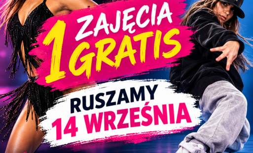 W gminnej hali sportowej w Stróżewie  14.09.2026 (poniedziałek) rozpoczynają się zajęcia taneczne dla dzieci i młodzieży, a także nowość solo latino dla dorosłych. Zachęcamy do uczestnictwa.