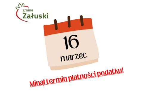 Minął termin płatności I raty podatku!