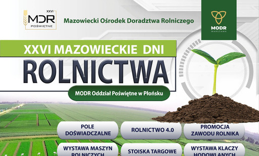 XXVI Mazowieckie Dni Rolnictwa 13-14.06.2026r.