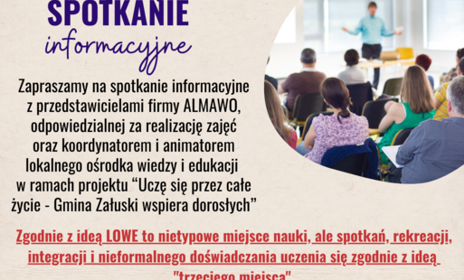 Zapraszamy na spotkanie informacyjne - 18.06.2026 r. godz. 17:30