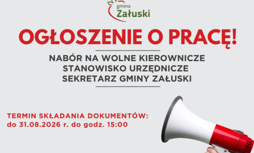 OGŁOSZENIE O PRACĘ!
